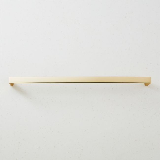 Damon Unlacquered Brass Handle 12" - Image 0