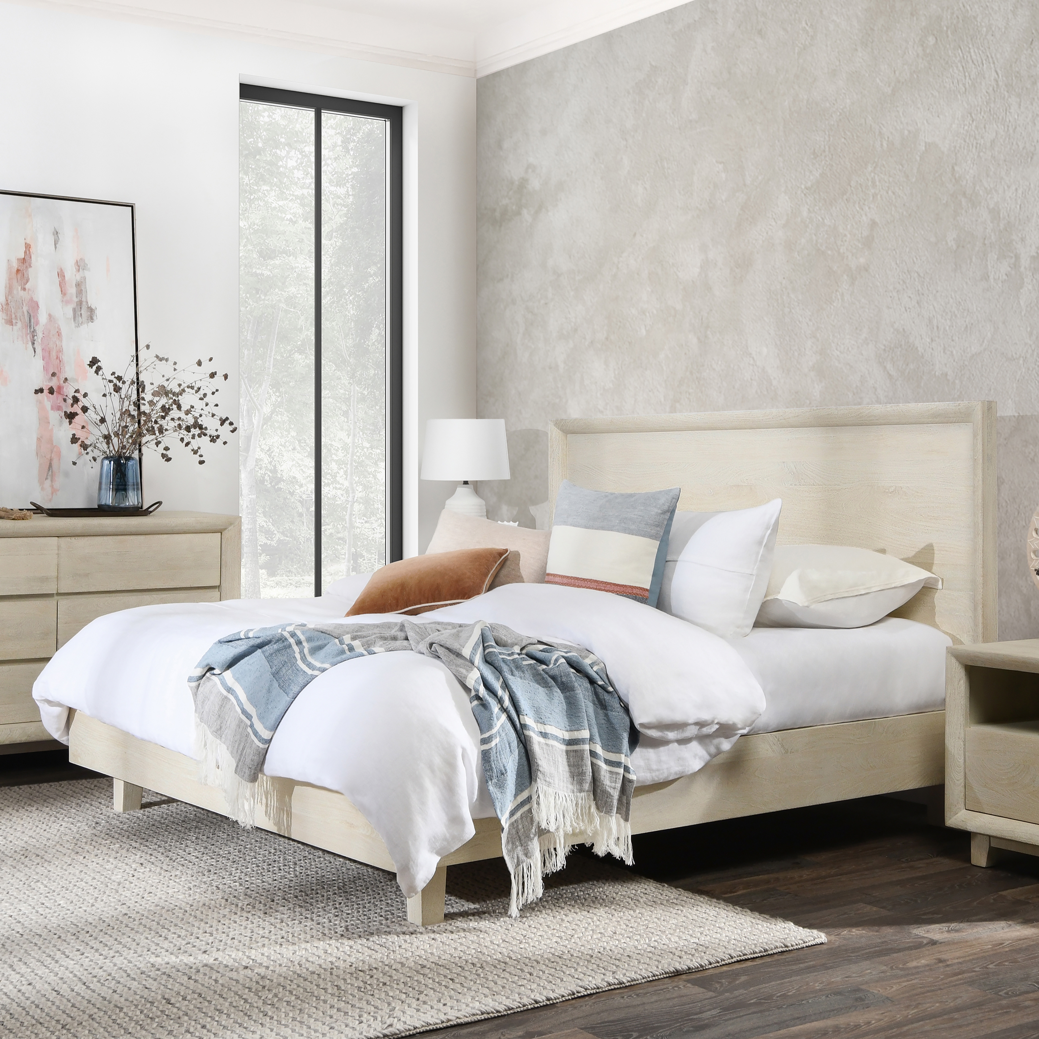 Reece Cal King Bed Sand - Image 6
