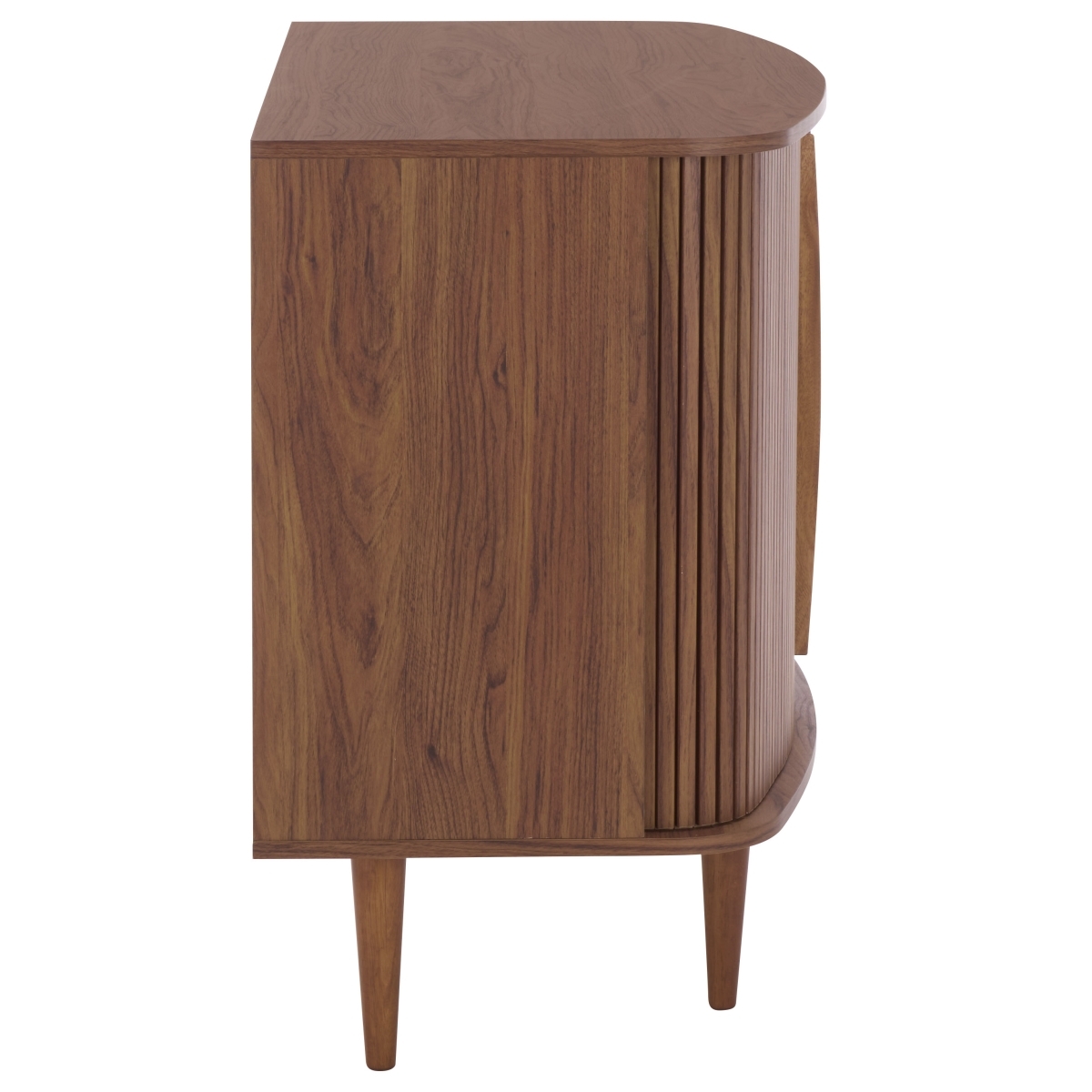 Sabby Tambour Door Compact Sideboard - Walnut - Image 6