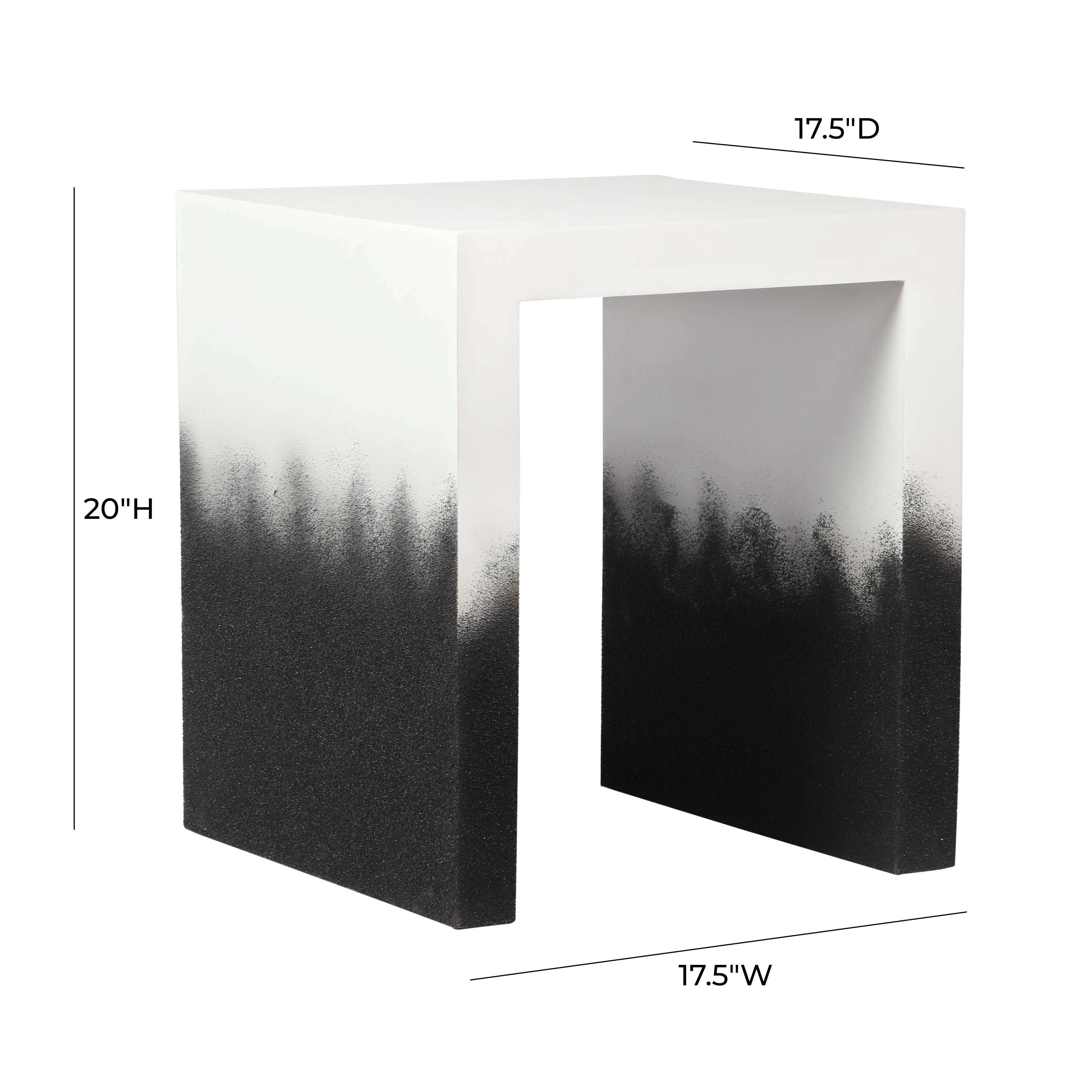Matra Black and White End Table - Image 5
