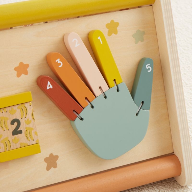 Wonder & Wise by Asweets Wooden Triangle Baby Activity Toy - Image 5