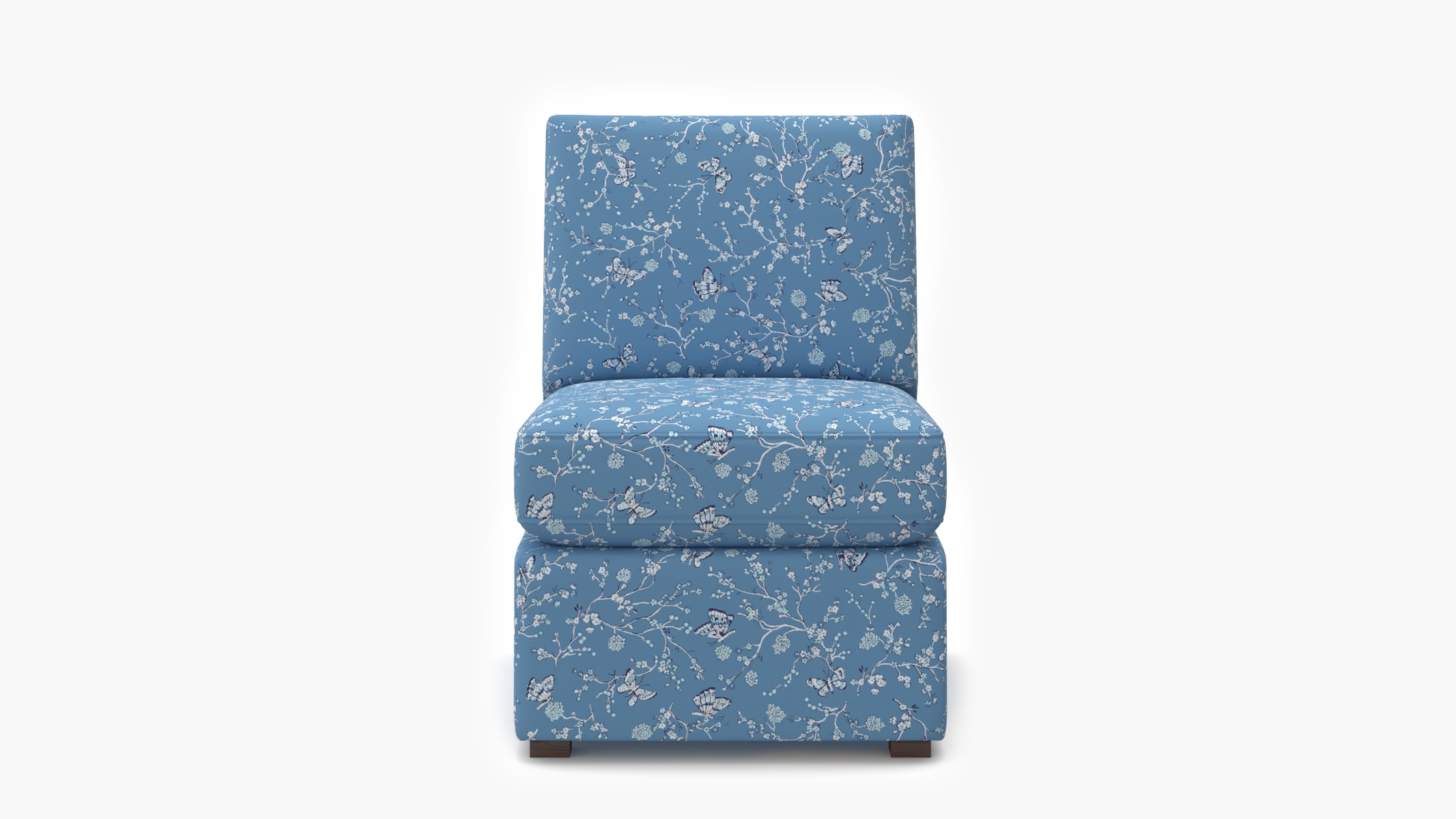 Classic Slipper Chair, Blue Mariposa - Image 0