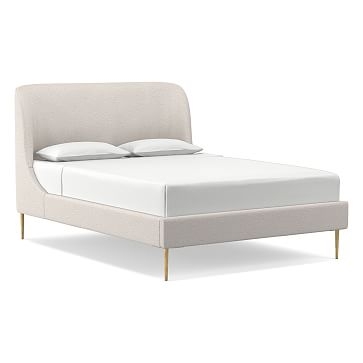 Lana Upholstered Bed, Queen, Twill, Sand - Image 0