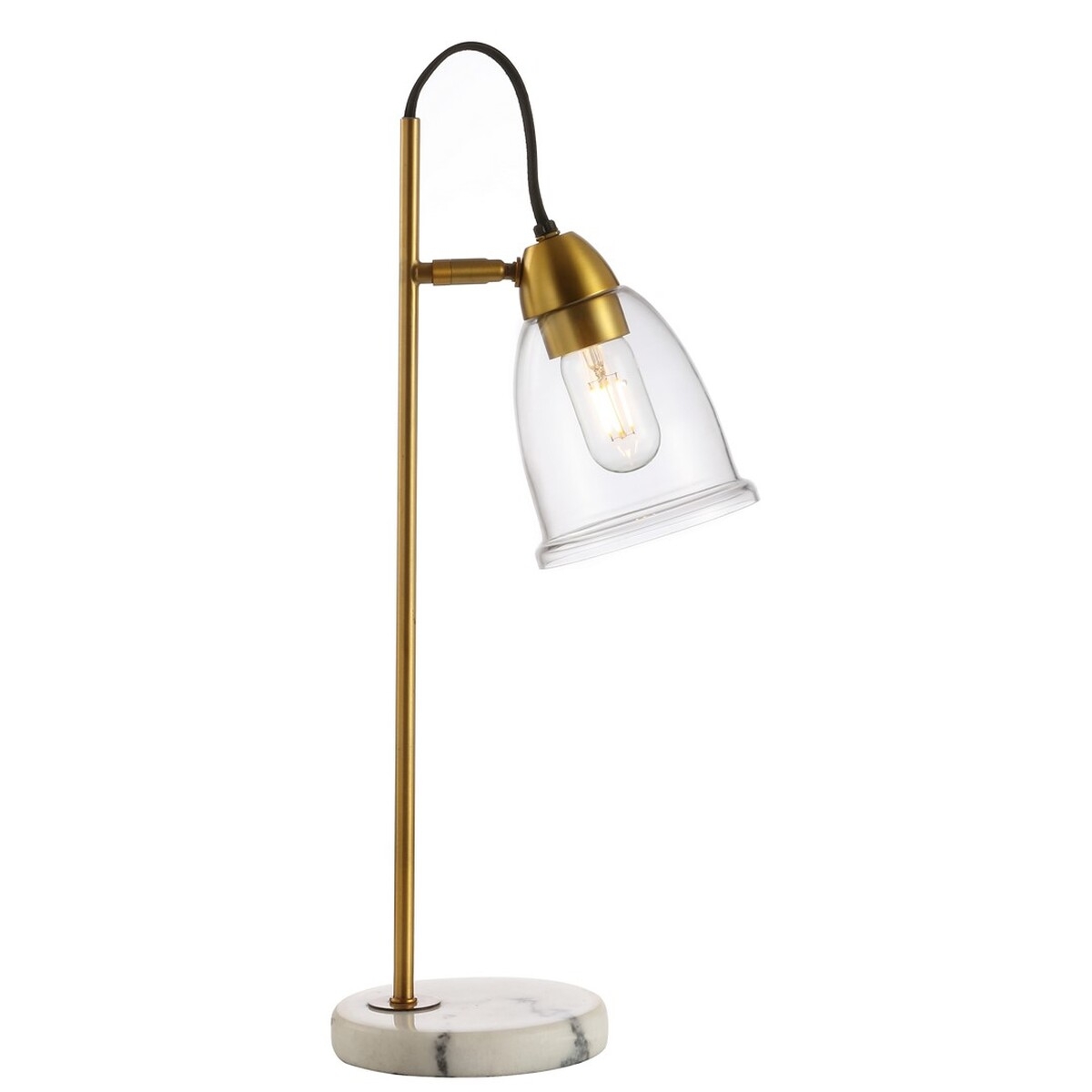 Gibson Table Lamp - White / Gold - Safavieh - Image 3