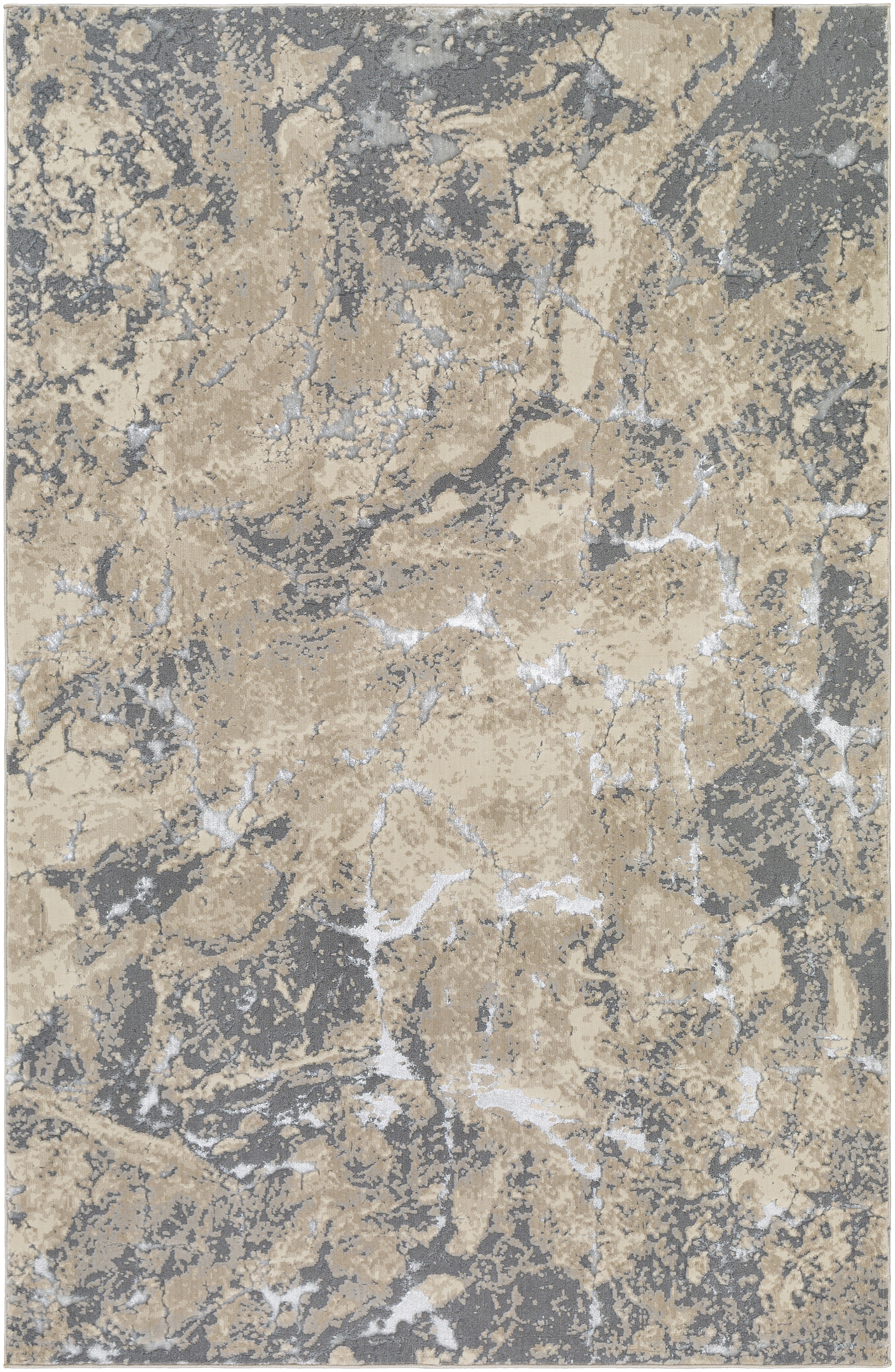 Florence Beige Indoor 9' x 12'4" Machine Woven Rug - Image 0