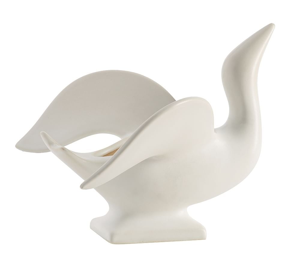 Ceramic Dove Decorative Object - White - Image 0