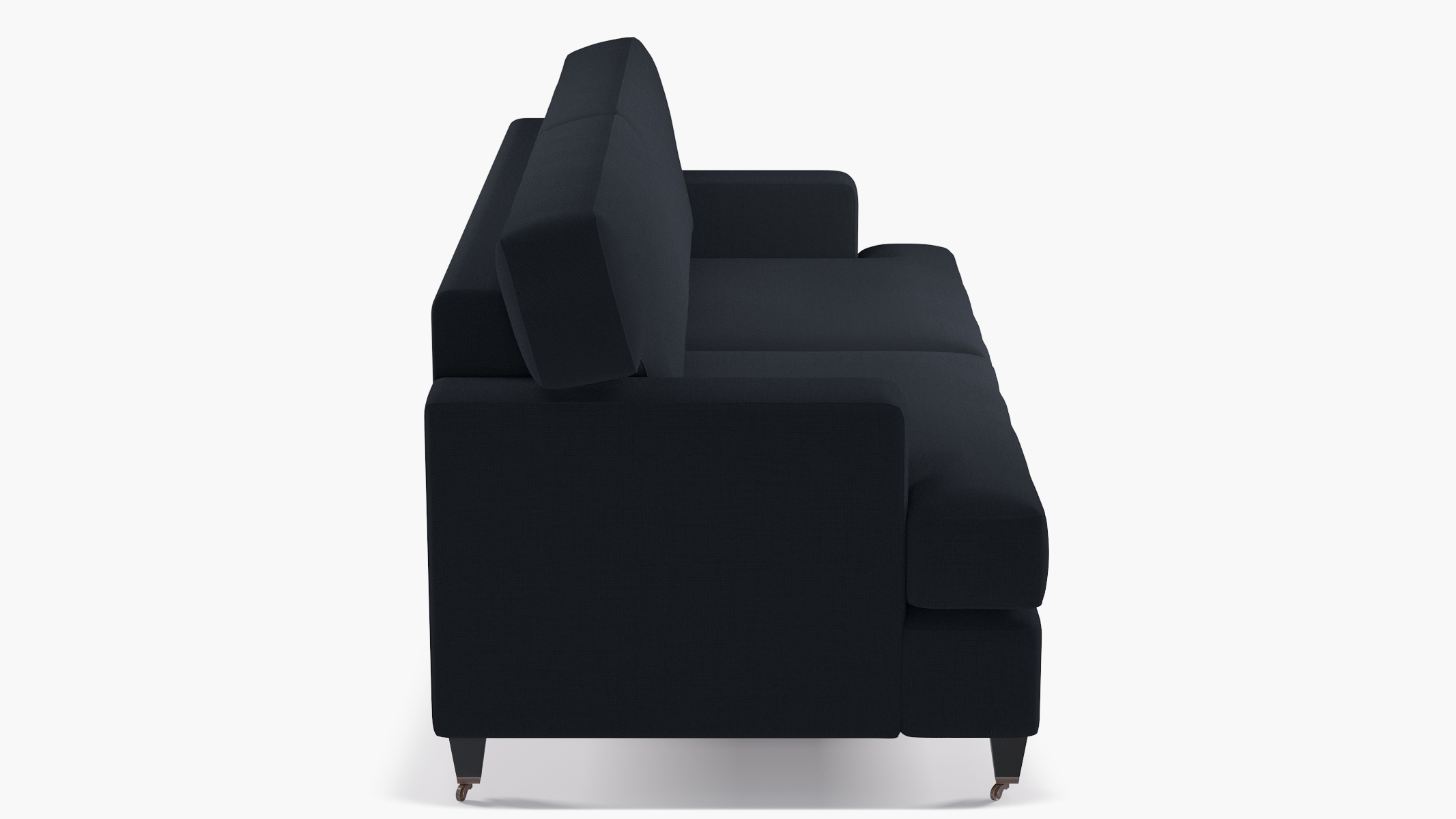 Classic Sofa, Navy Everyday Linen, Black - Image 2