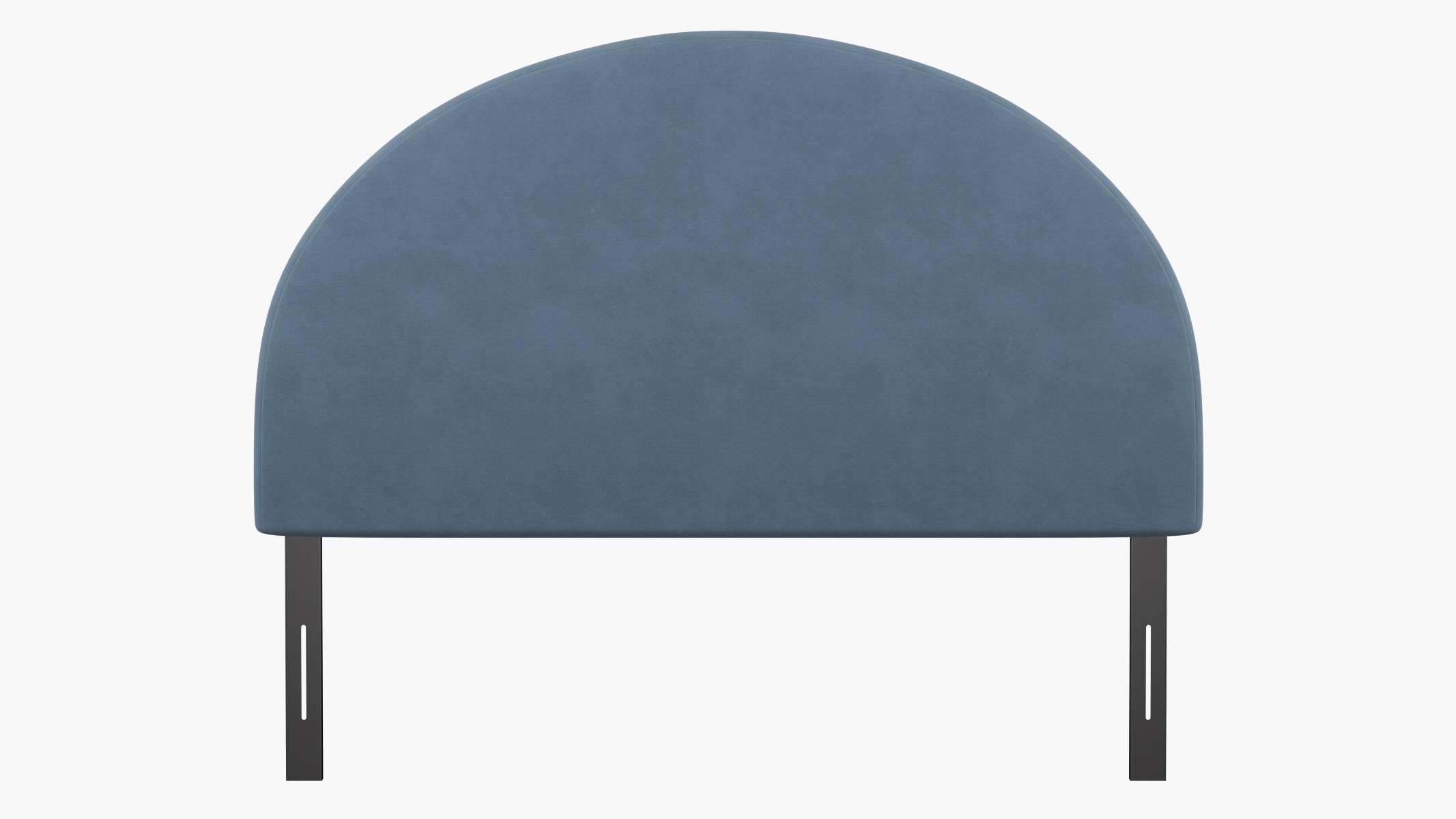 Arched Back Headboard, Ocean Classic Velvet, Queen - Image 1
