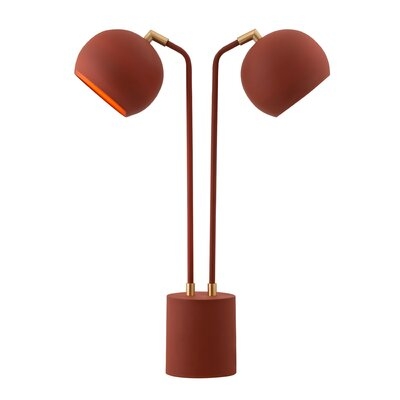 Baxter 21.7" Red Table Lamp - Image 0