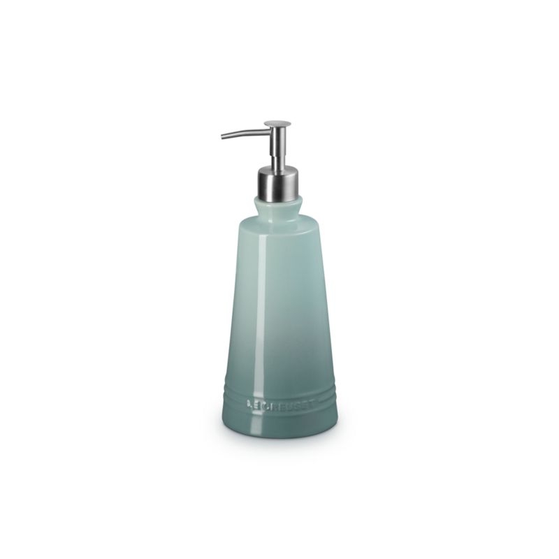 Le Creuset ® Signature 20-oz. Sea Salt Stoneware Soap Dispenser - Image 1