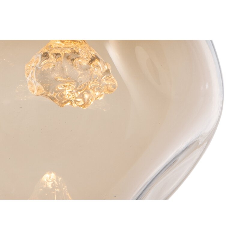 Hammerton Studio Nebula 1 - Light Single Geometric LED Pendant Finish: Gilded Brass, Shade Color: Aster Bronze Floret - Image 0