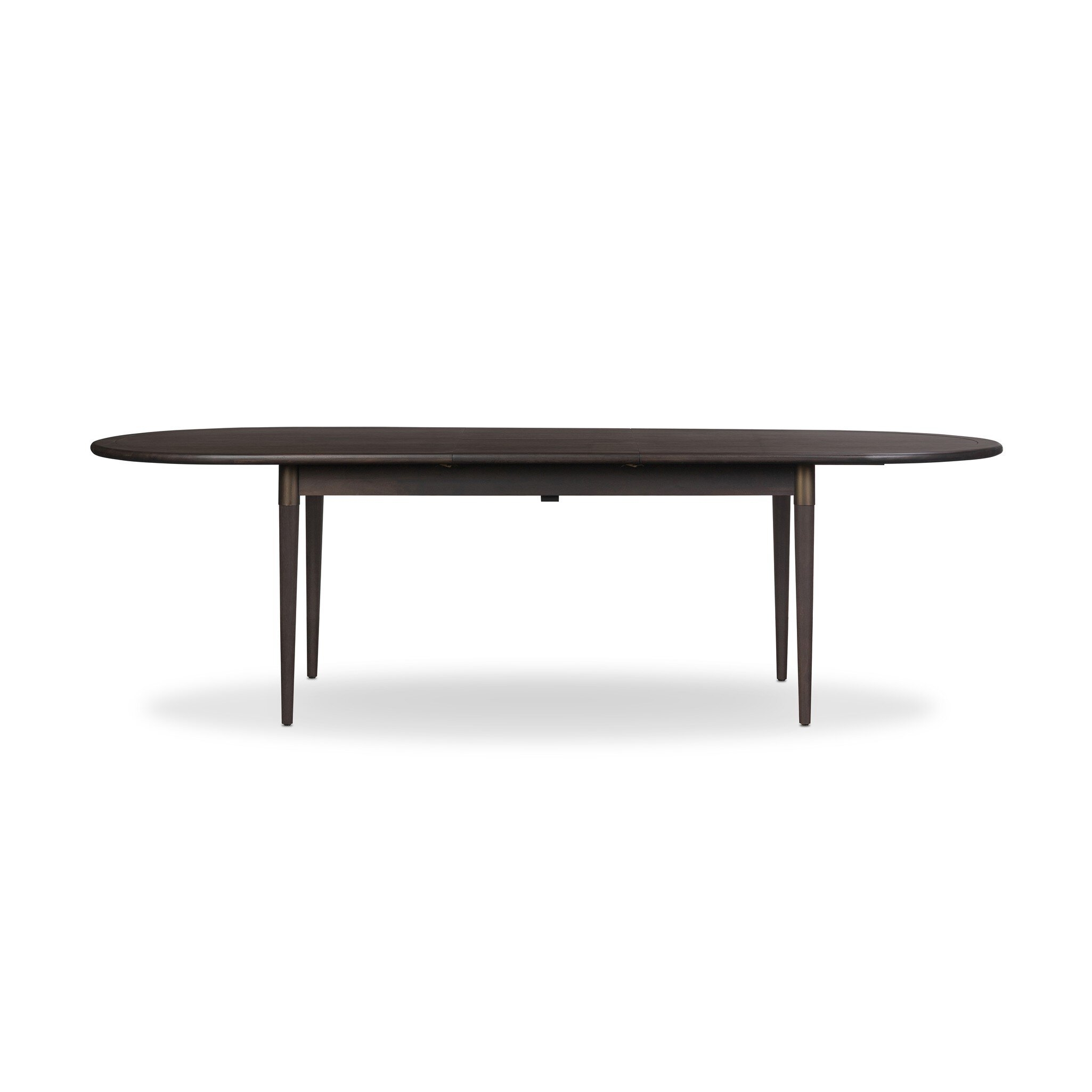 Harper Oval Extension Dining Table - Black Mango Veneer - Image 0