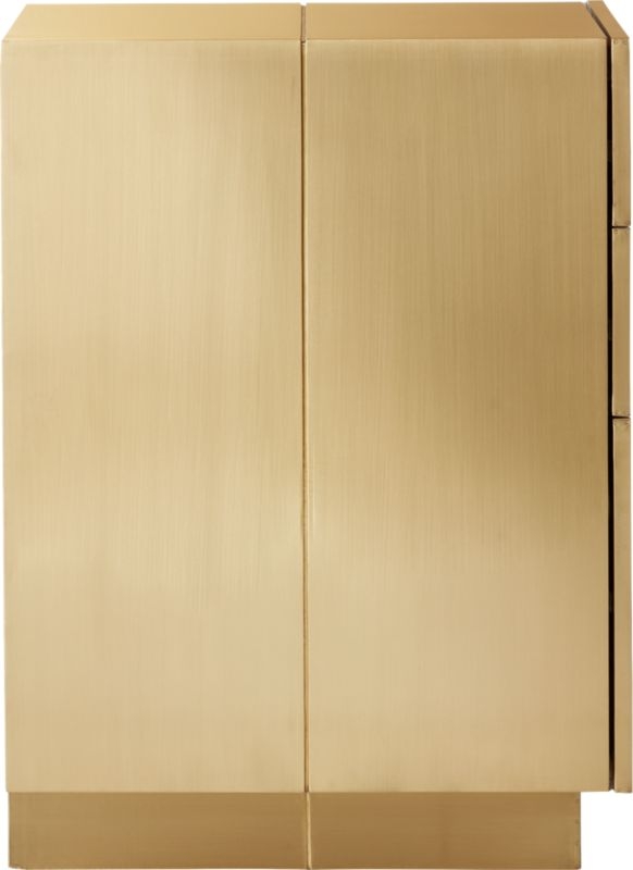 Penn Brass Clad Narrow 3 Drawer File Cabinet - Image 4