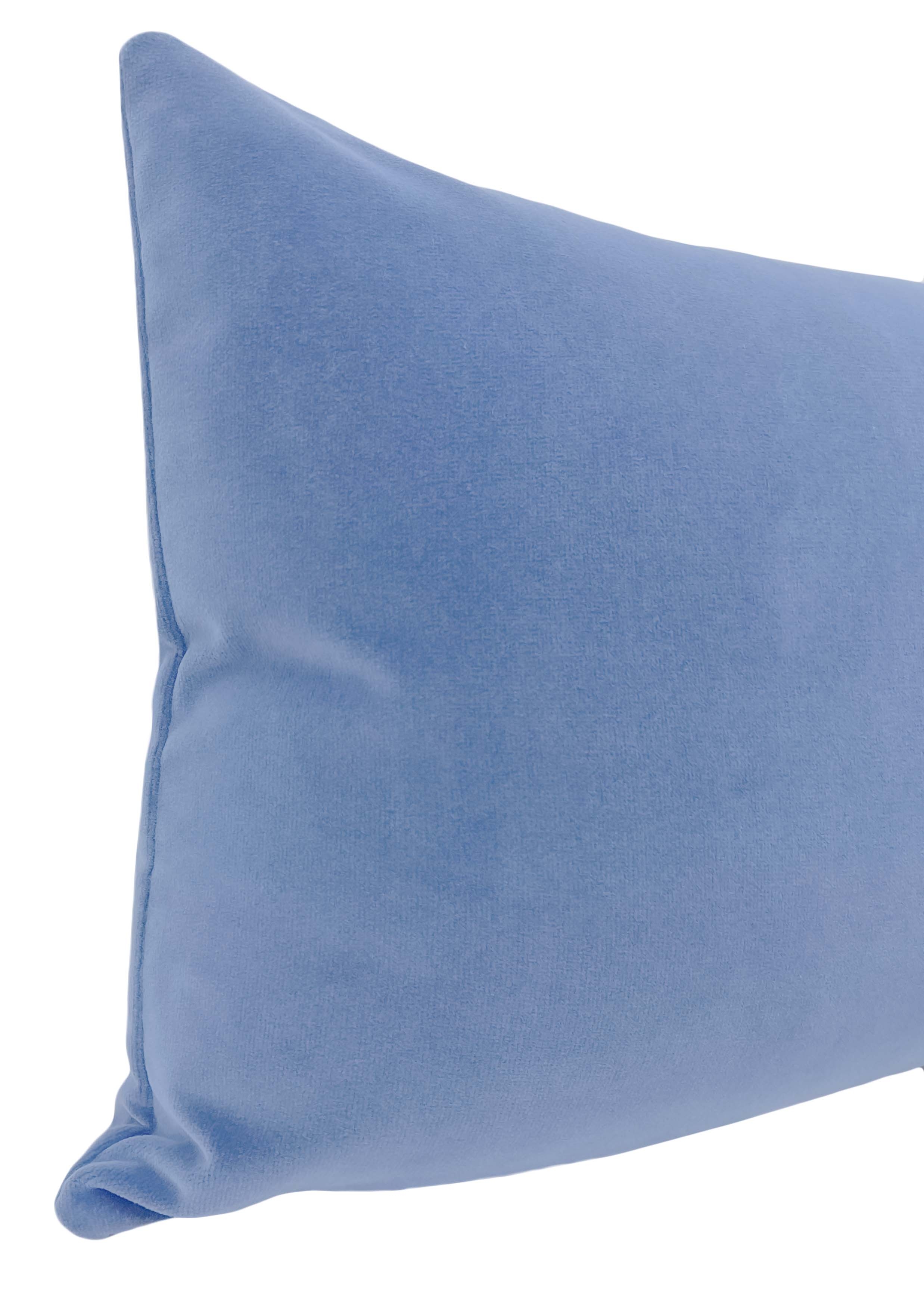 THE XL LUMBAR :: SIGNATURE VELVET // PERIWINKLE - 14" X 48" - Image 4