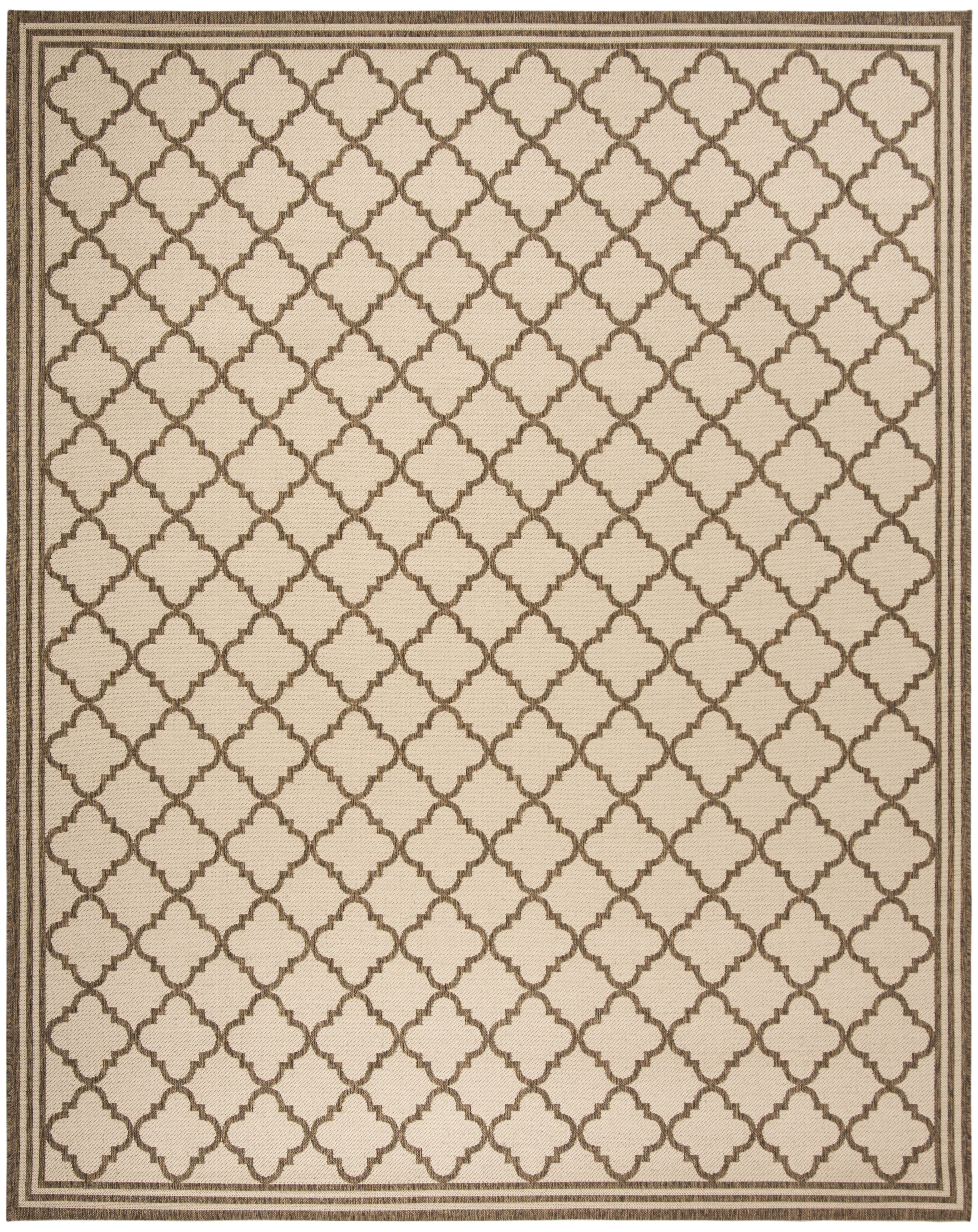 Arlo Home Indoor/Outdoor Woven Area Rug, LND121C, Cream/Beige,  9' X 12' - Image 0