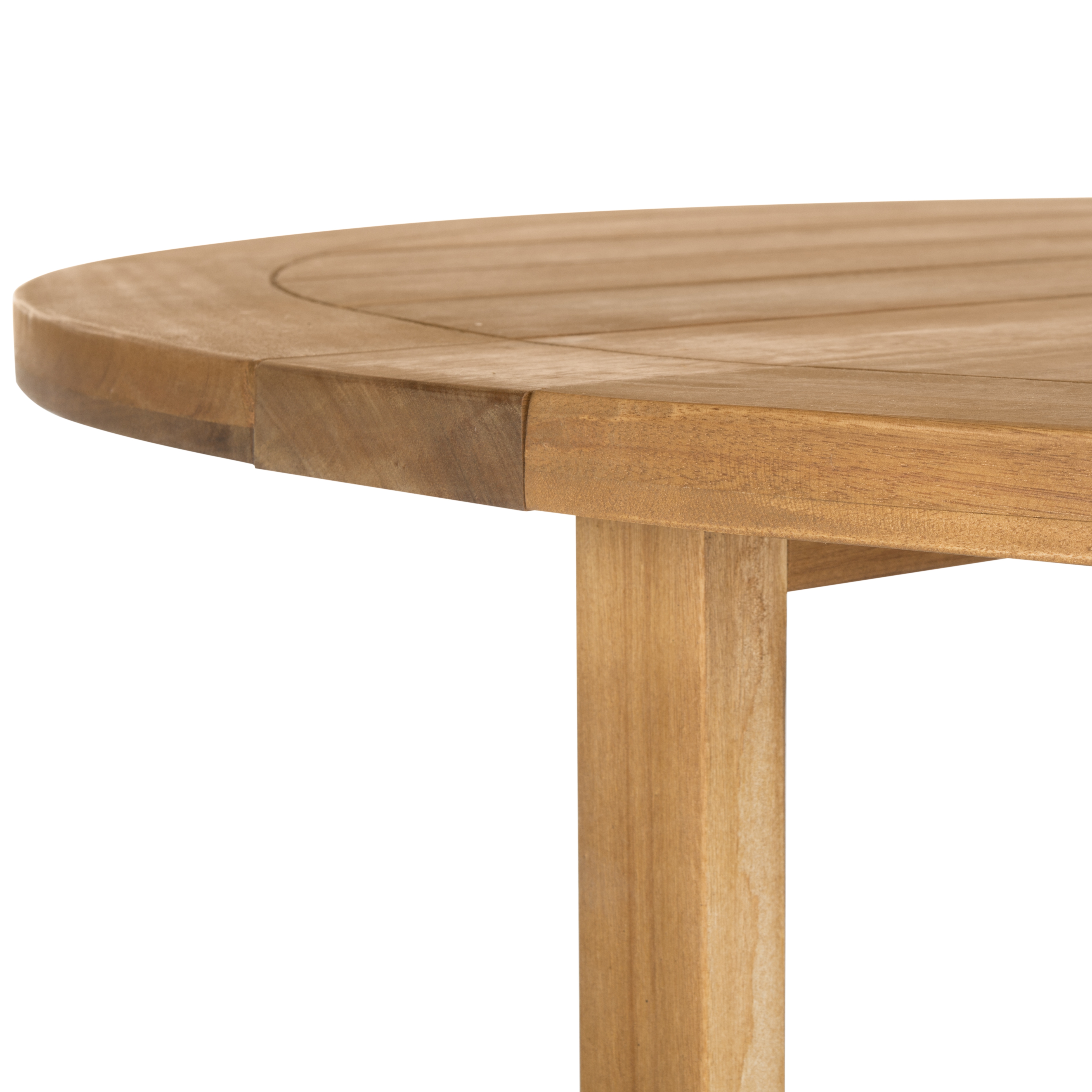 Wales Round 47.24-Inch Dia Dining Table - Natural - Arlo Home - Image 1