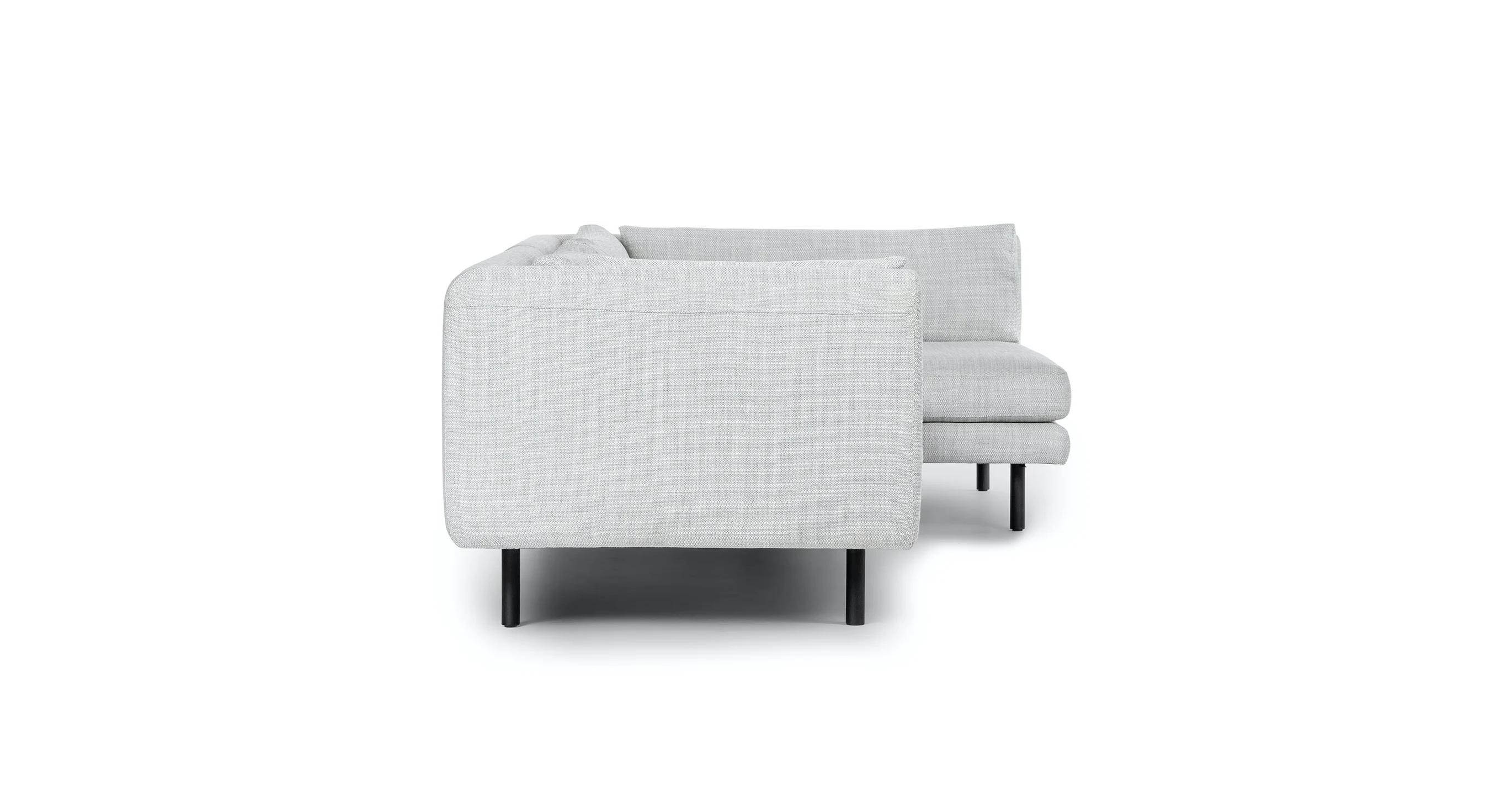 Lappi Serene Gray Right Sectional Sofa - Image 3