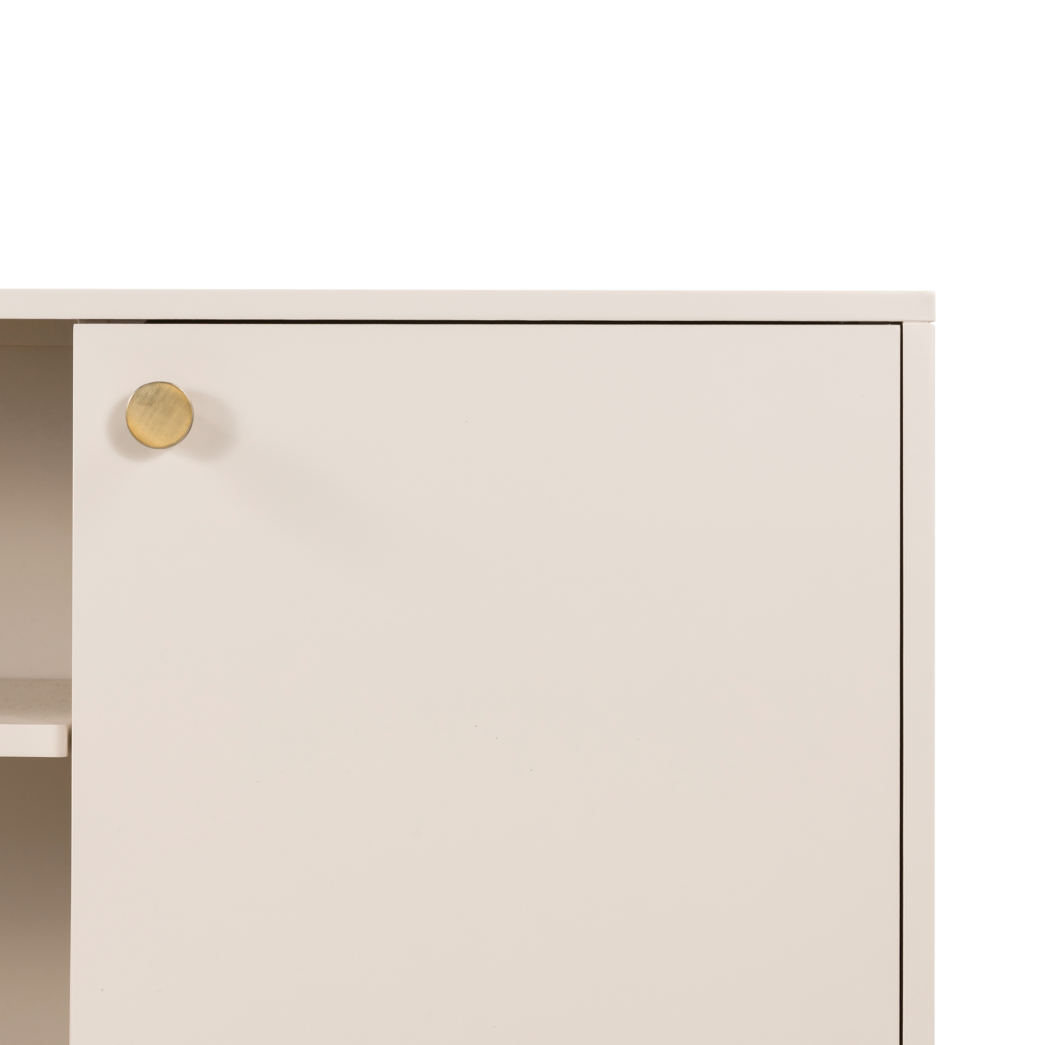 Van Media Console-Matte Alabaster - Image 3