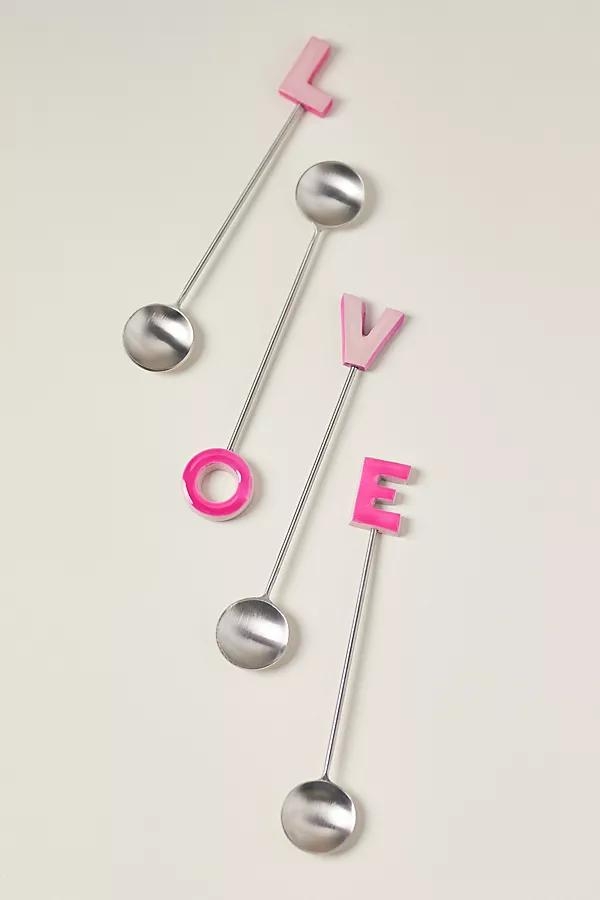 Valentine's Day Teaspoons, Set of 4 - Image 0