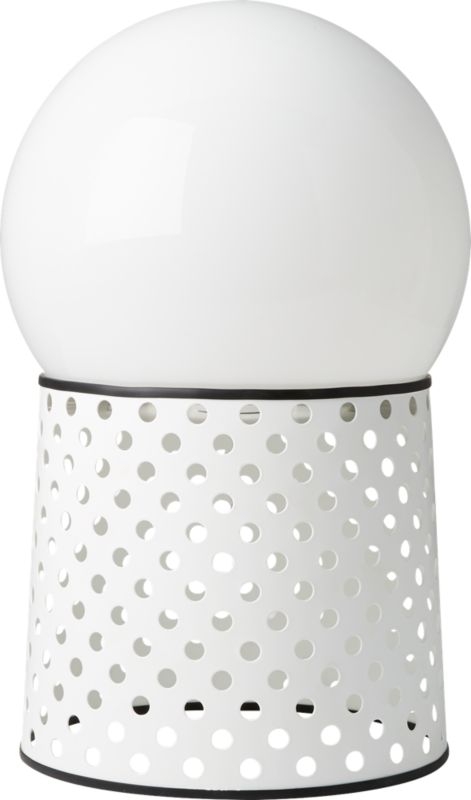 Voss White Globe Table Lamp - Image 6