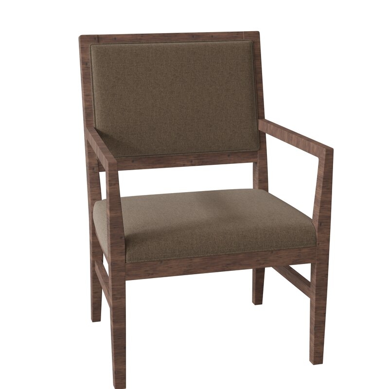 Fairfield Chair Potter Upholstered King Louis Back Arm Chair - Image 0