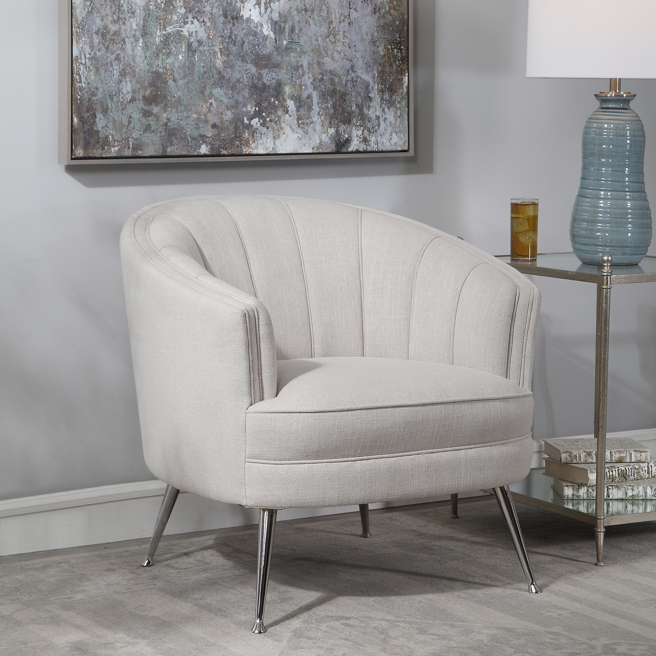 Janie Mid-Century Accent Chair - Image 3