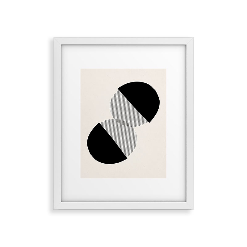 Approach by Rose Beck - Framed Art Print Modern White 24" x 36" - Image 0