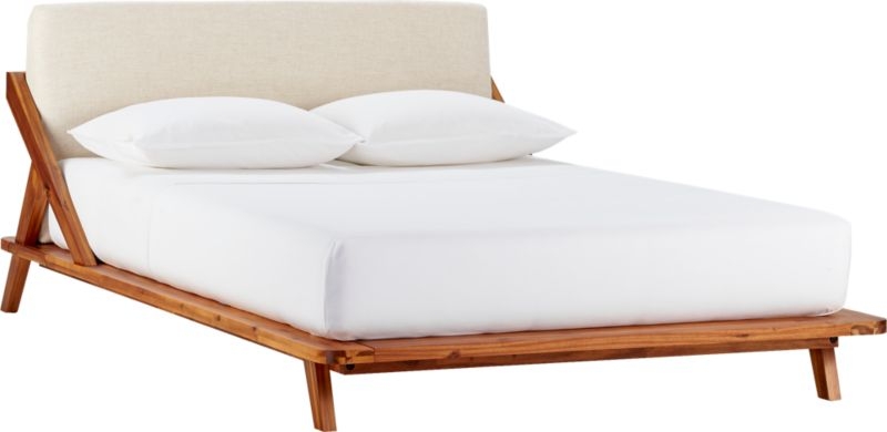 Drommen Acacia Wood King Bed - Image 7