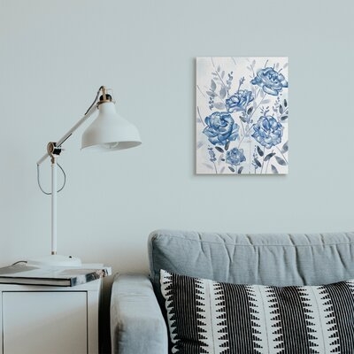 Blue Rose Garden Abstract Toile Florals - Image 0