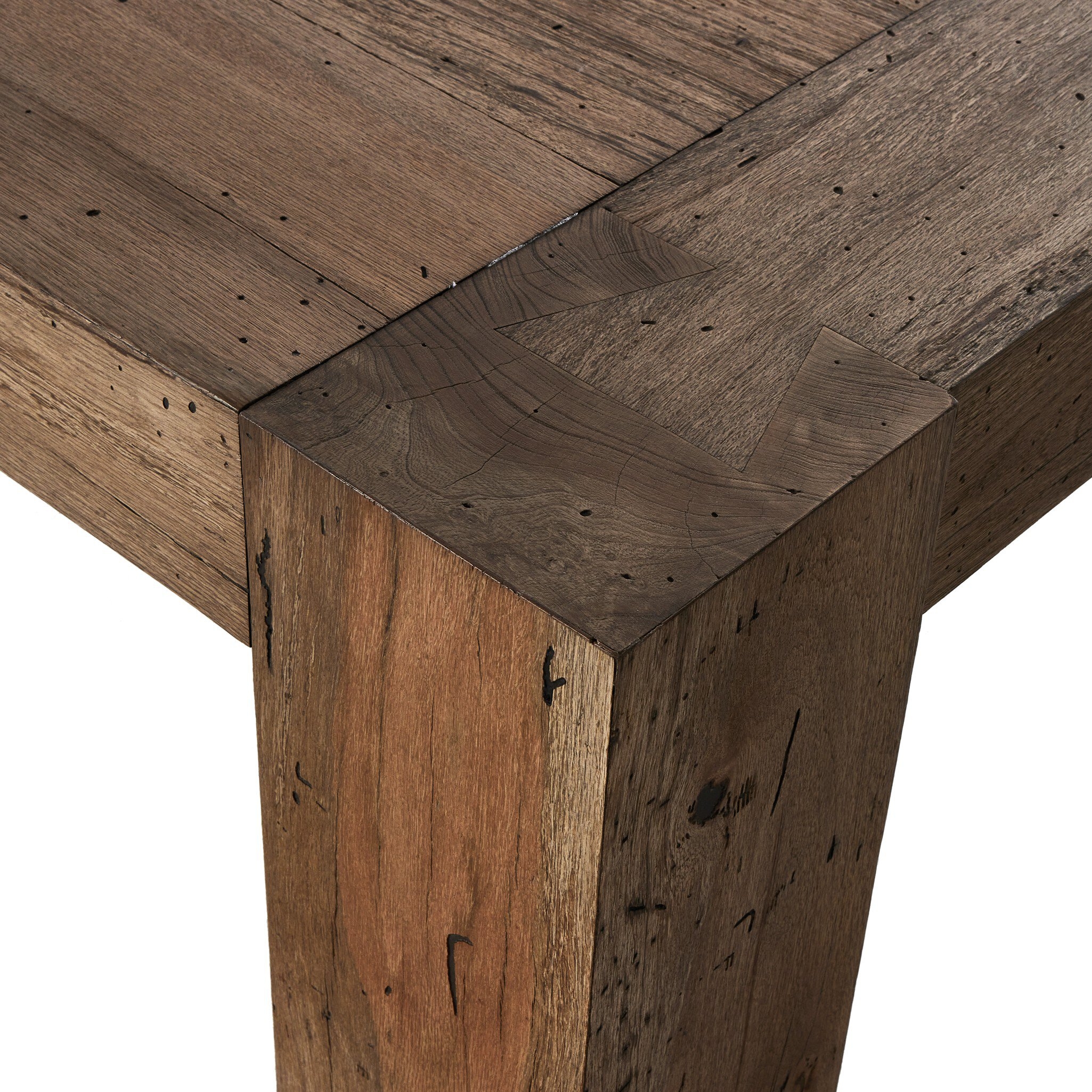 Abaso Dining Table - Rustic Wormwood Oak - Image 6