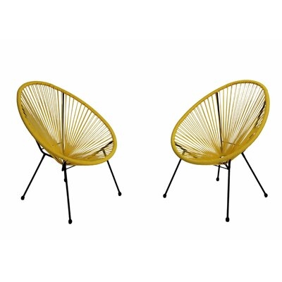 Jocelynn Basket Papasan Chair s/2 - Image 0