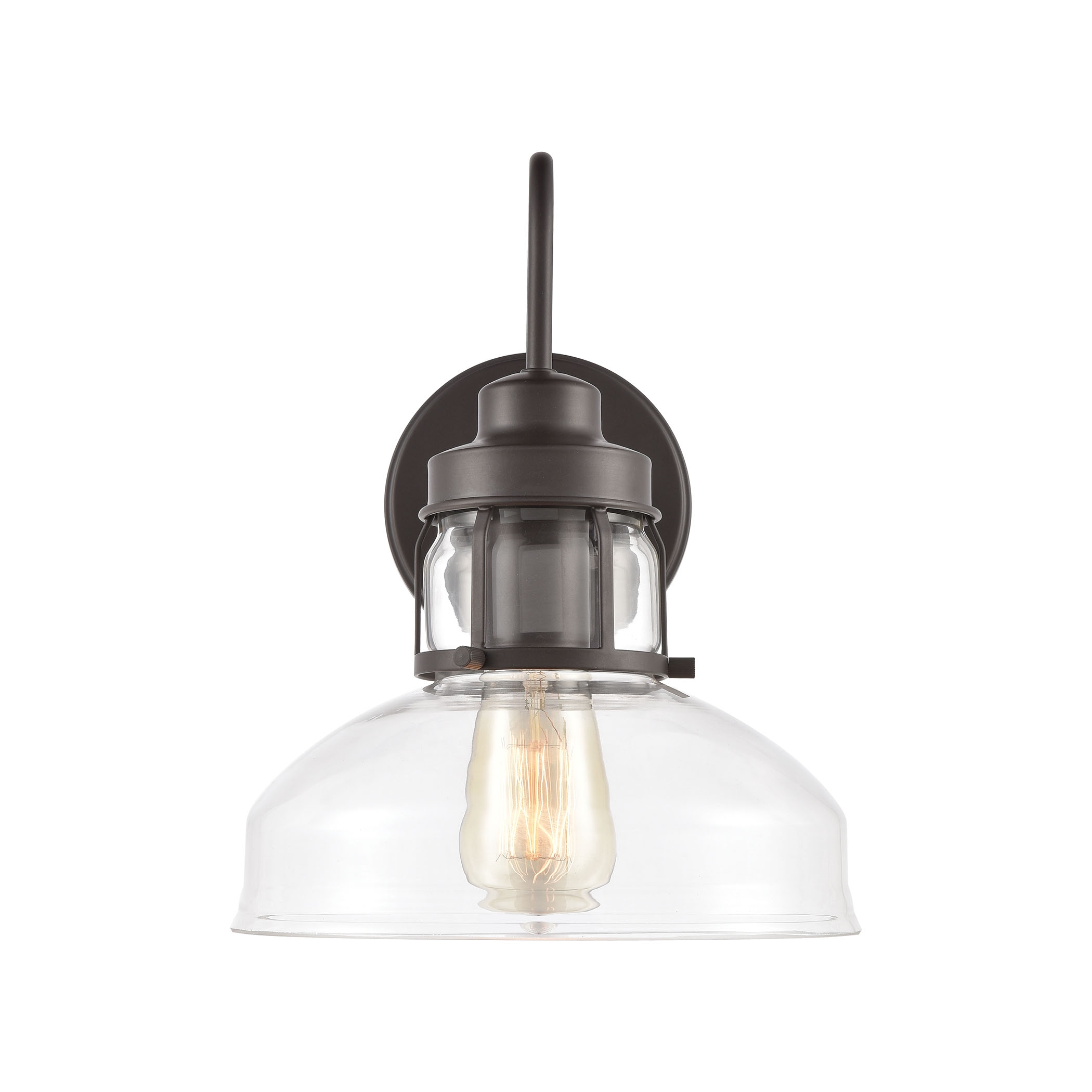 Manhattan Boutique 12'' High 1-Light Sconce - Oil Rubbed Bronze - Image 1