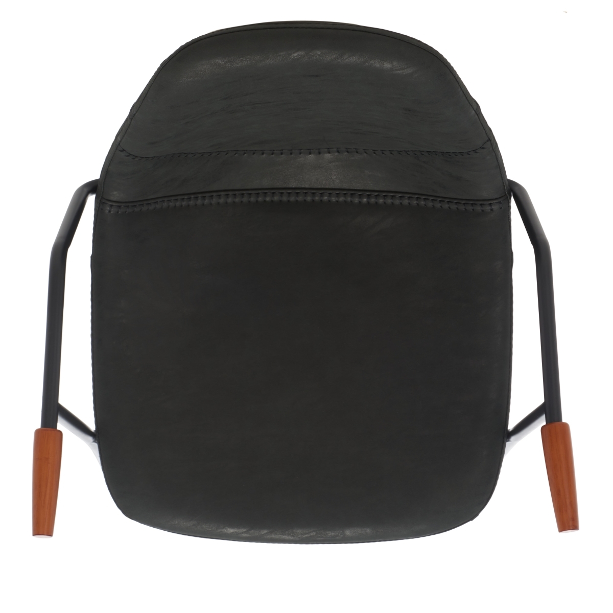 Tanner Mid Century Barstool - Black / Walnut - Safavieh - Image 5