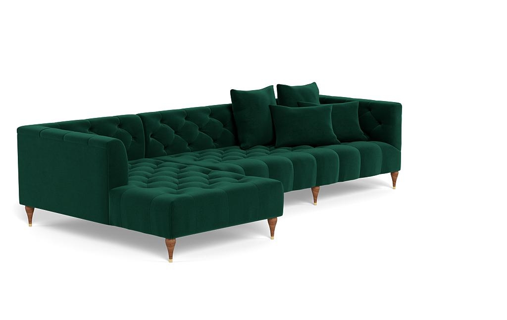 Ms. Chesterfield Sectional Sofa with Left Chaise by Apartment Therapy - Image 1