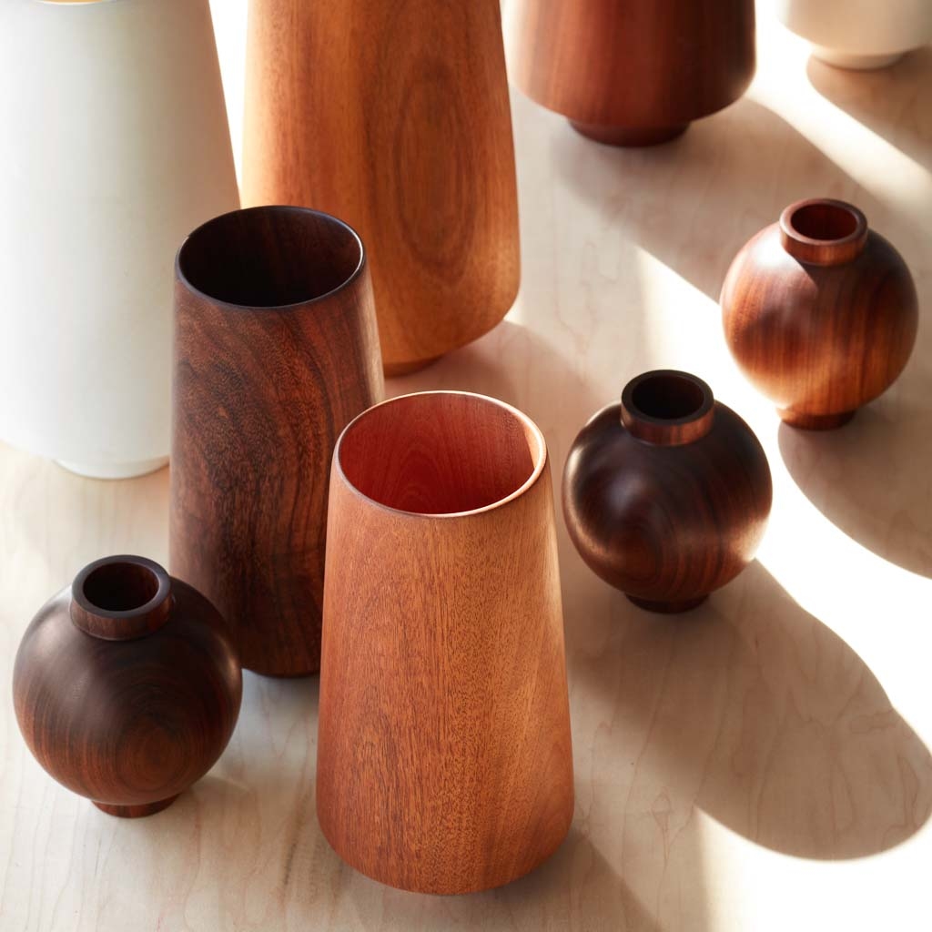 The Citizenry Tikal Wood Vase | White - Image 10