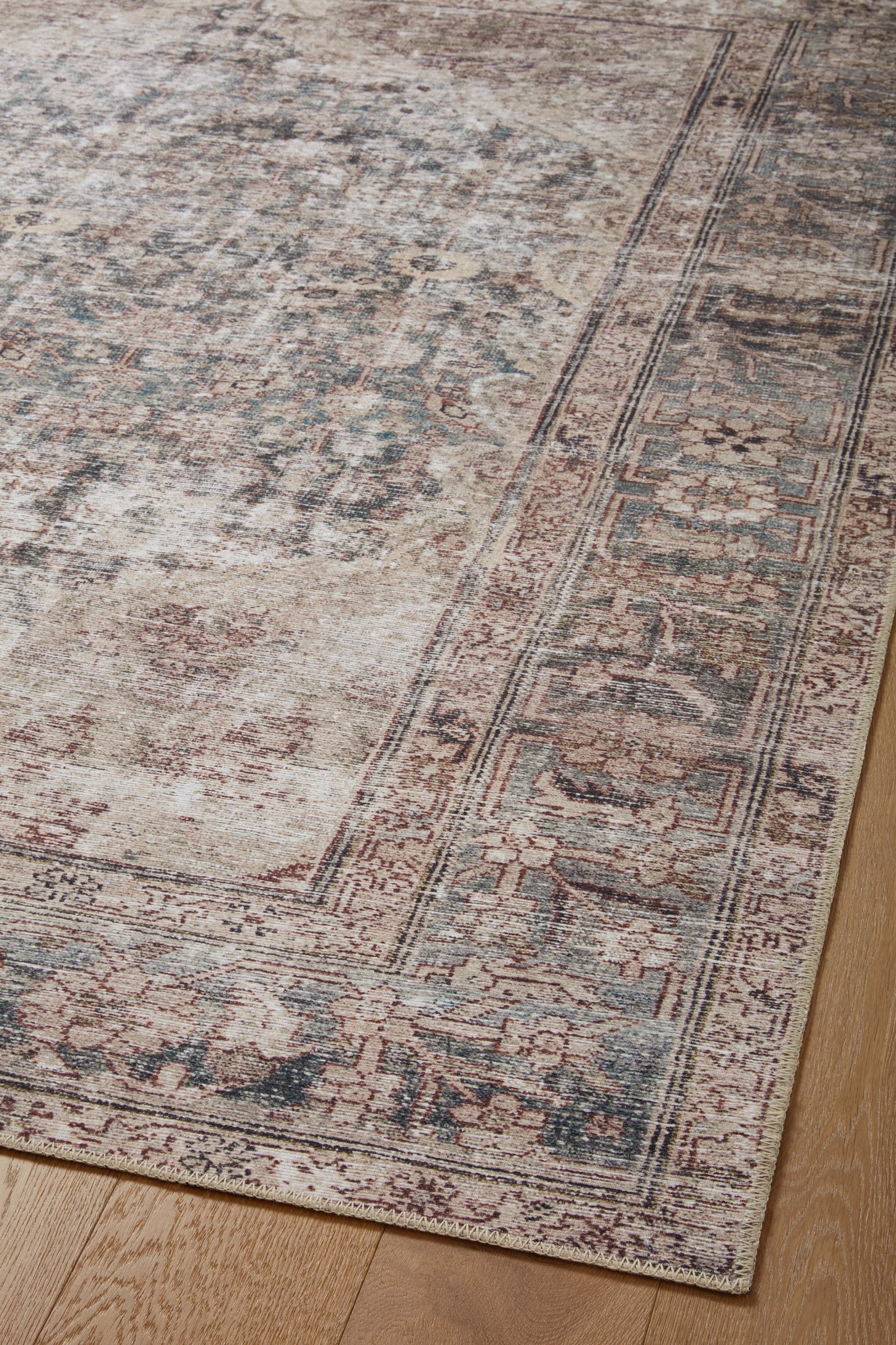Amber Lewis x Loloi Georgie Lagoon / Beige 3'-0" x 12'-0" - Image 7