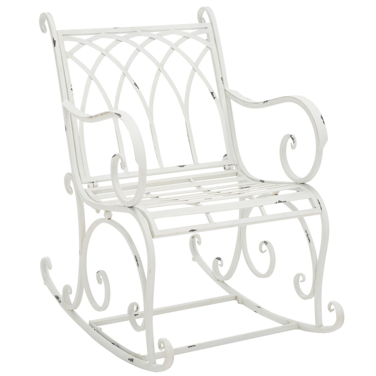 Medrano Rocking Chair - Antique White - Safavieh - Image 5
