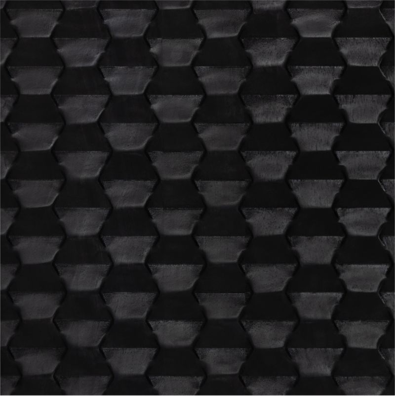 Raffael 49.5" Black Carved Wood Storage Media Console - Image 8