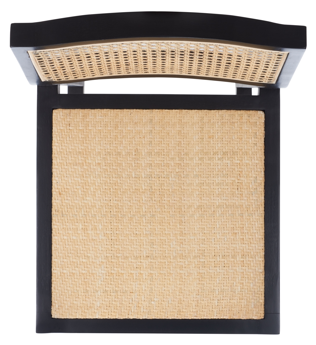 Seika Rattan Counter Stool - Black / Natural - Safavieh - Image 5