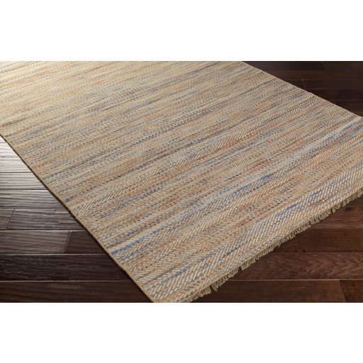 Cove Blue Indoor 2' x 3' Handmade Rug - Image 1