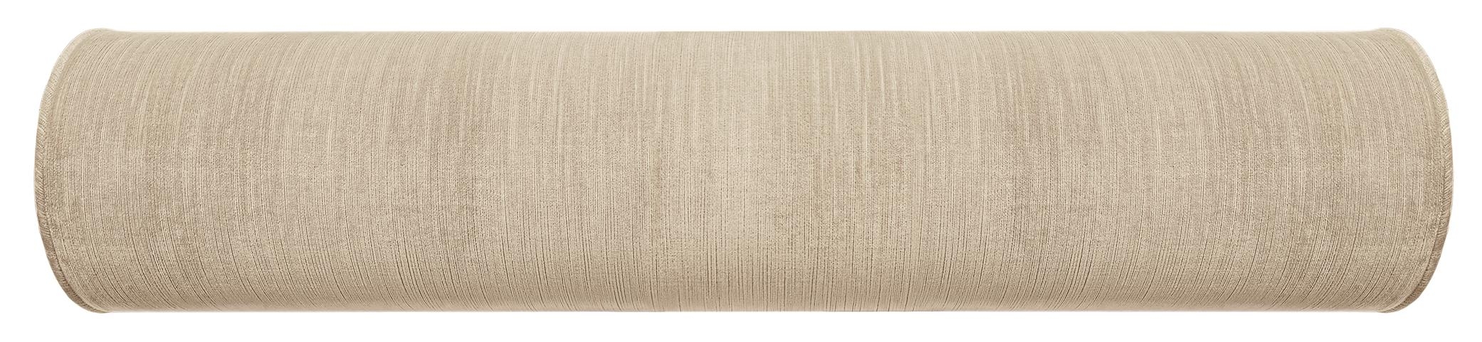 THE BOLSTER :: STRIE VELVET // OYSTER - BY THE YARD - Image 2