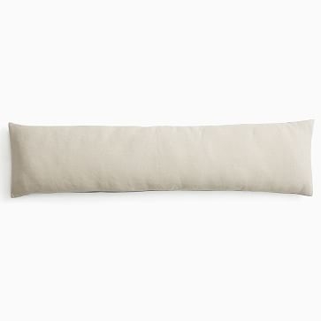Lush Velvet Pillow Cover, 12"x46", Pearl Gray - Image 3