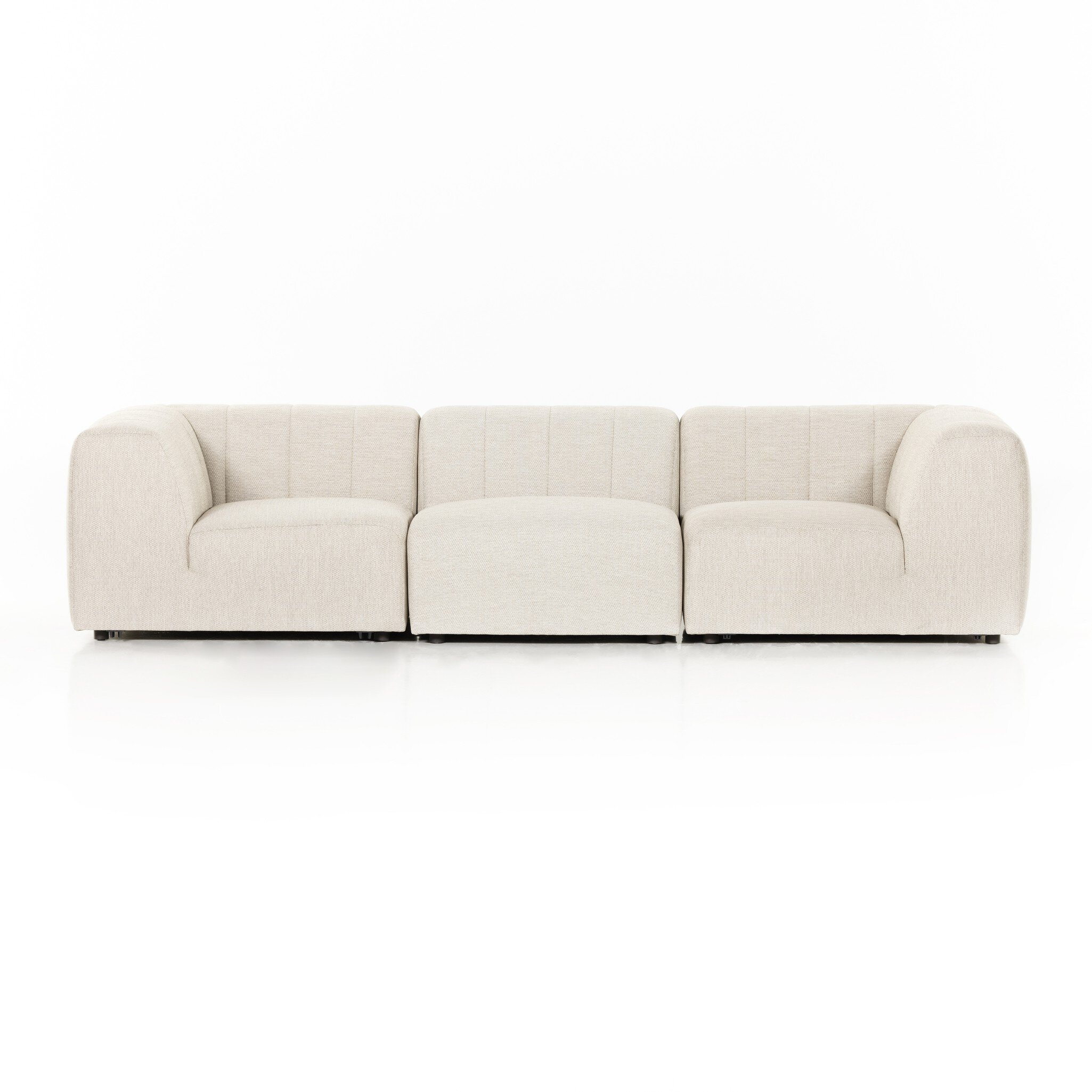 Gwen Outdoor 3-Piece Sectional Sofa - Faye Sand - Image 2