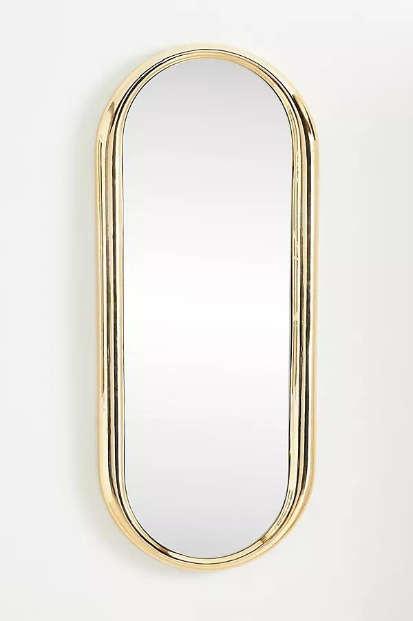 Chantel Curved Metallic Wall Mirror - Image 0