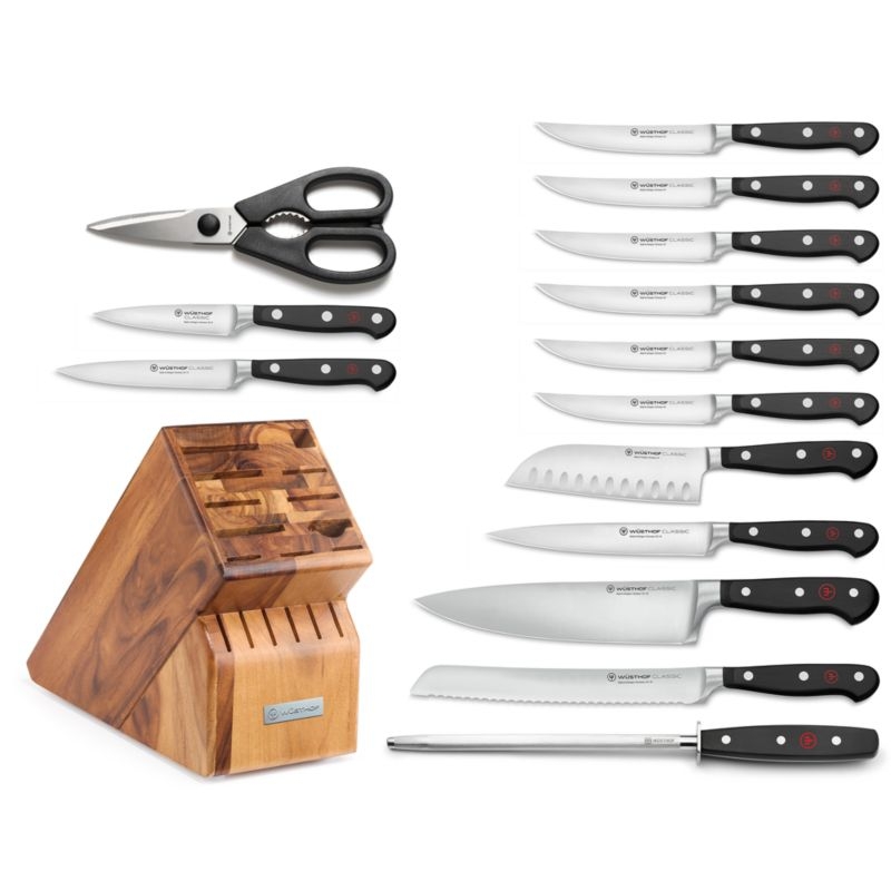 Wusthof ® Classic 15-Piece Acacia Knife Block Set - Image 2