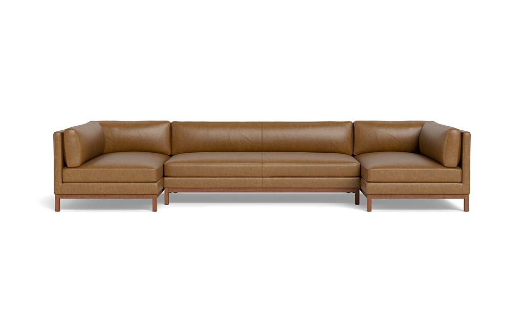 Jasper Leather U-Chaise Sectional - Image 0