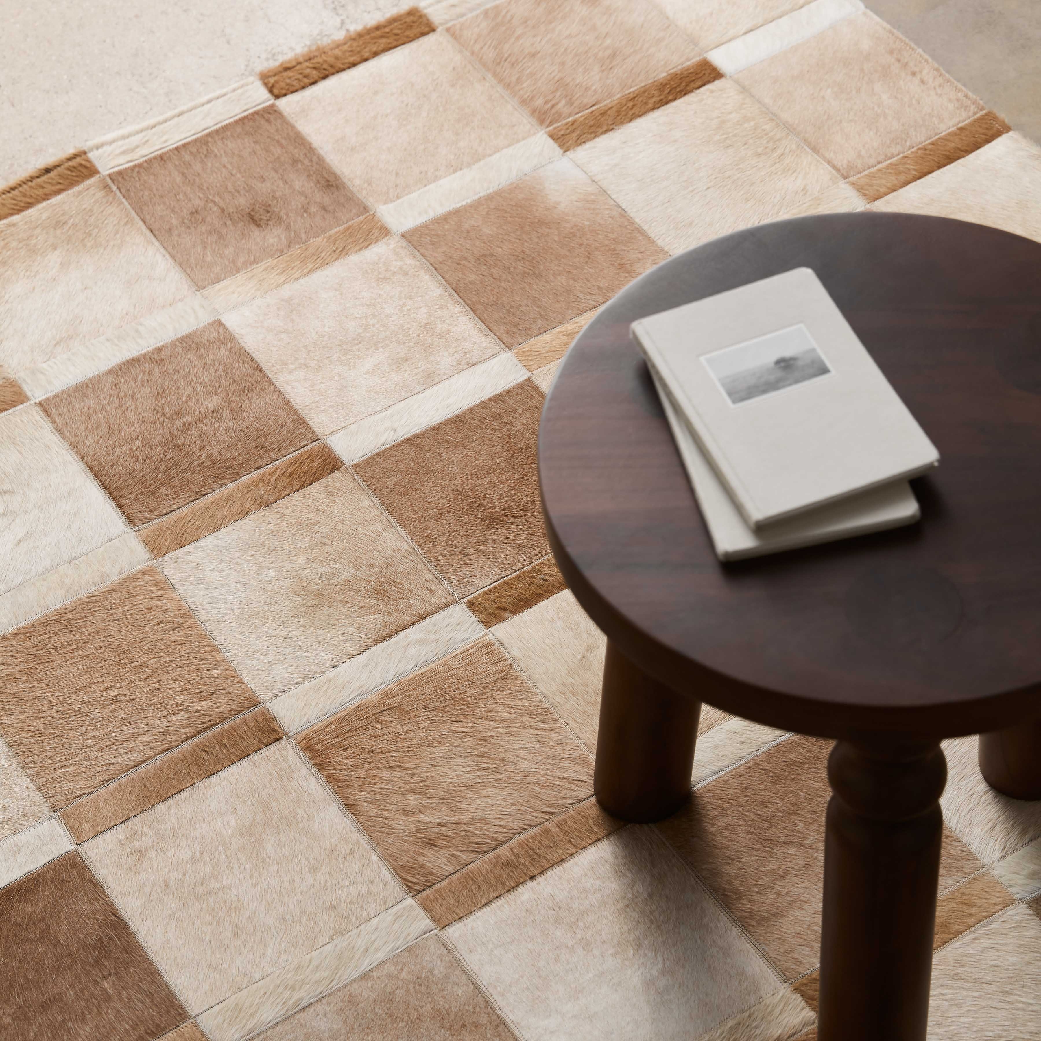 The Citizenry Natali Cowhide Area Rug | 9' x 12' | Tan - Image 1