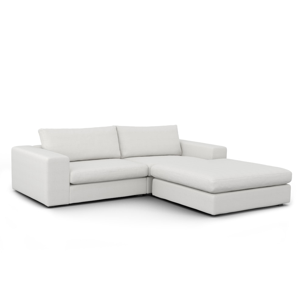 Beta 98" Modular Sectional - Quartz White - Image 0