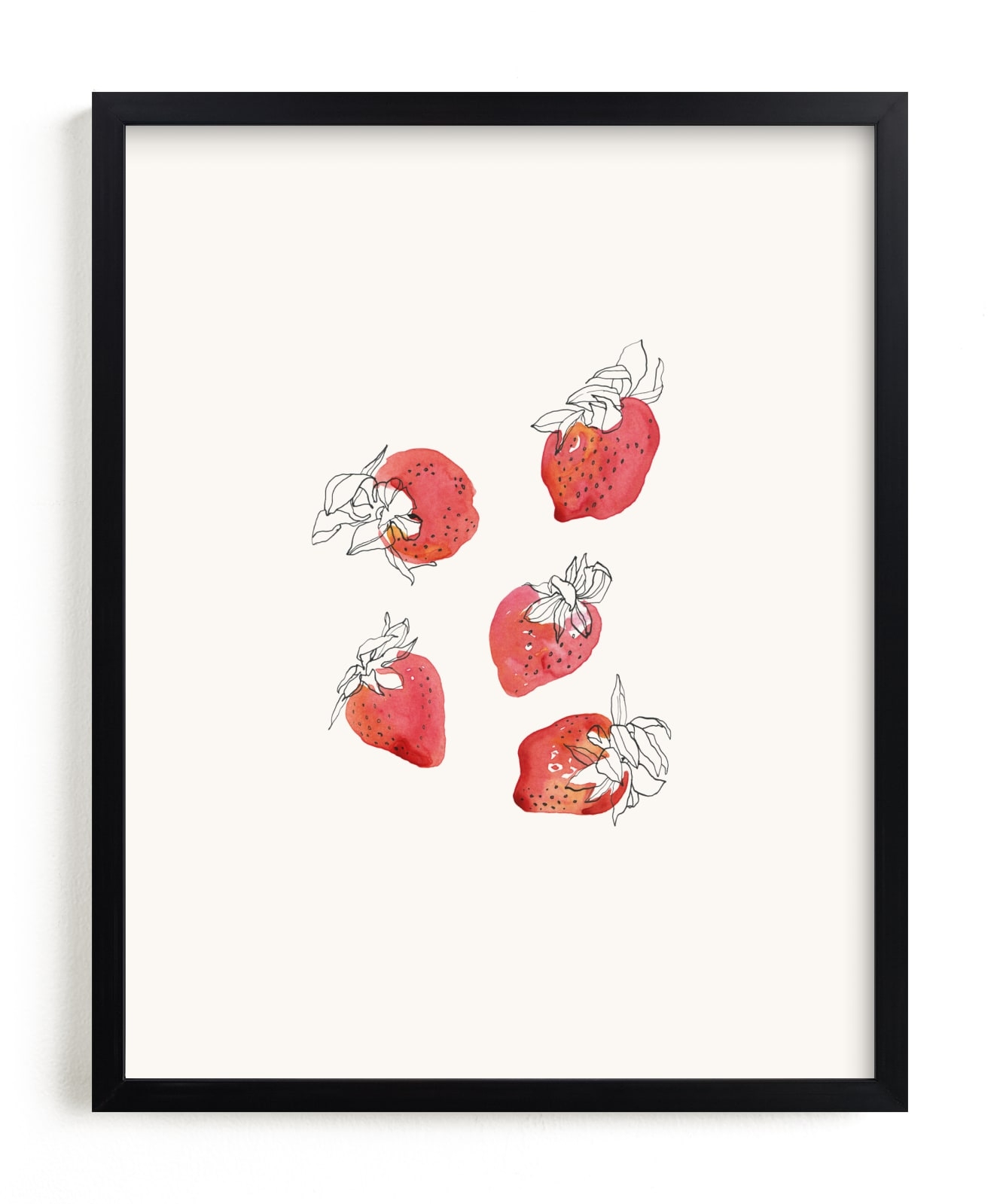 Strawberries Open Edition Fine Art Print - Image 0