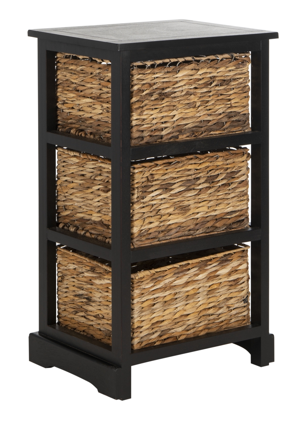 Halle Storage Side Table - Distressed Black - Safavieh - Image 6